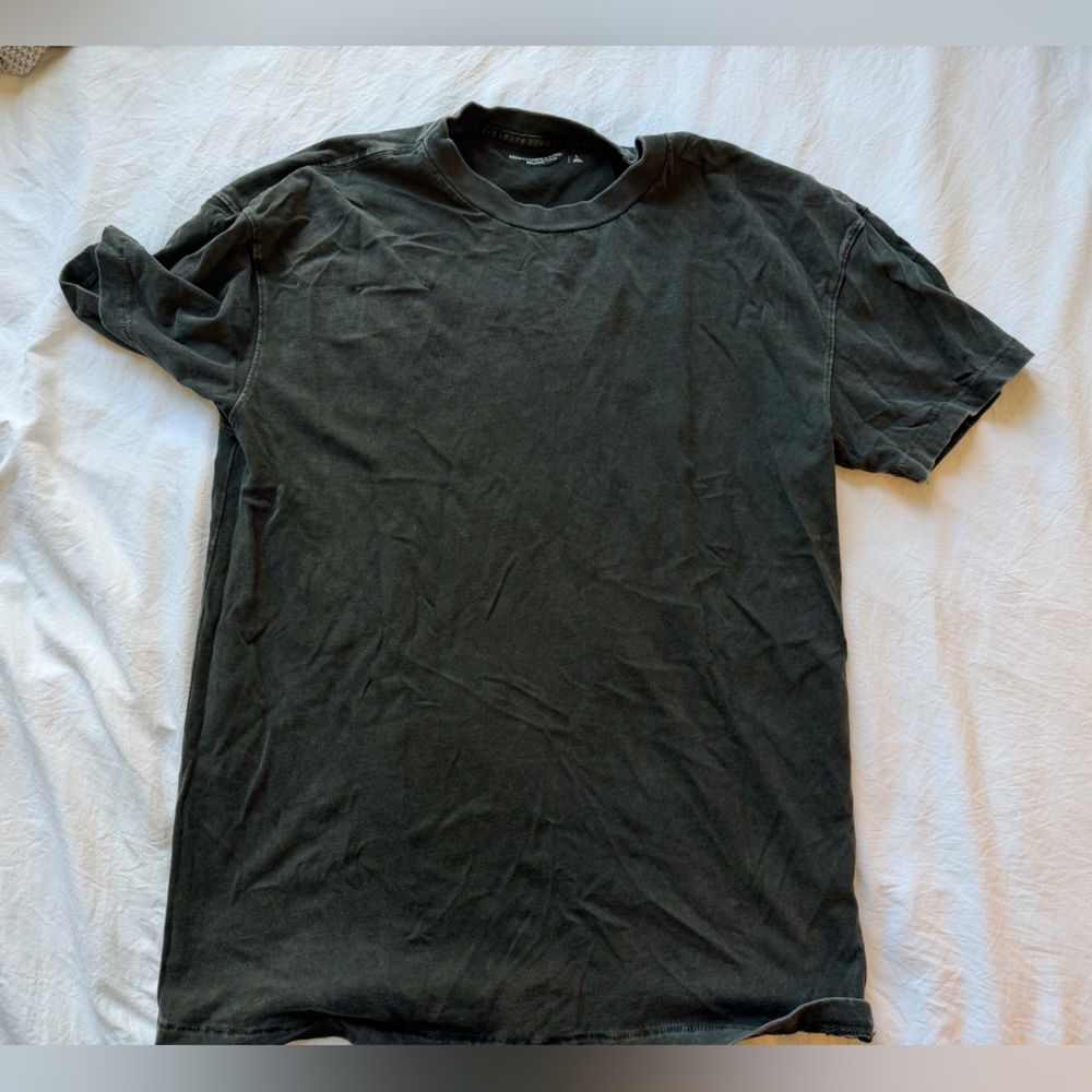 Abercrombie Men's washed Black T-Shirt
